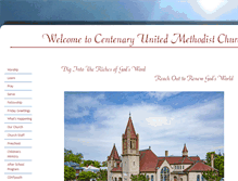 Tablet Screenshot of centenarychurch.com